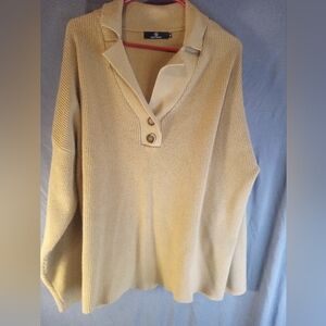 Women's Lillusory Beige Pullover Sweater